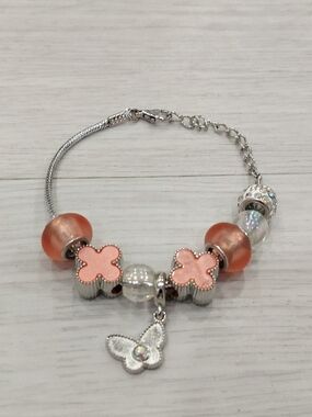 Orange Charm Bracelet